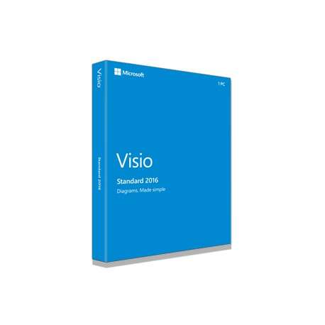 Microsoft Visio Standard 2016, 1u - 1