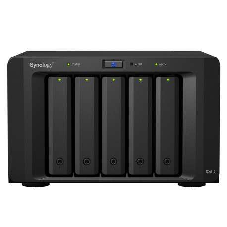 Synology DX517 Bureau Noir boîtier de disques - 1