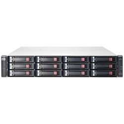 Hewlett Packard Enterprise MSA 1040 Rack 2 U Noir, Acier inoxydable boîtier de disques - 1