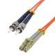 MCL FJOM2/STLC-3 3m ST LC Rouge, Multicolore câble de fibre optique - 1
