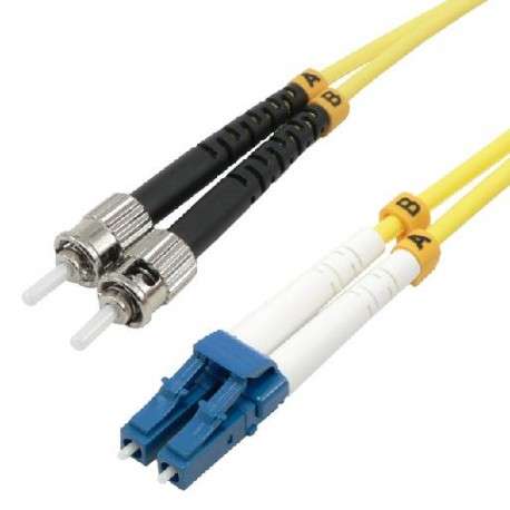 MCL 3m ST/LC OS2 3m ST LC Jaune, Multicolore câble de fibre optique - 1