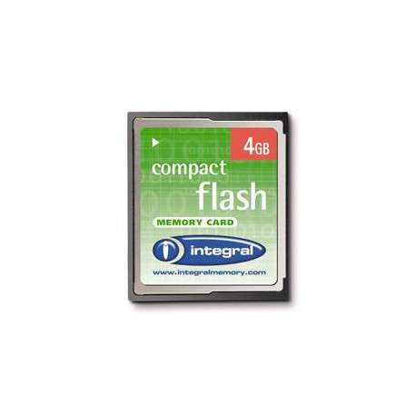 Integral 4GB Compact Flash Card 4Go CompactFlash mémoire flash - 1