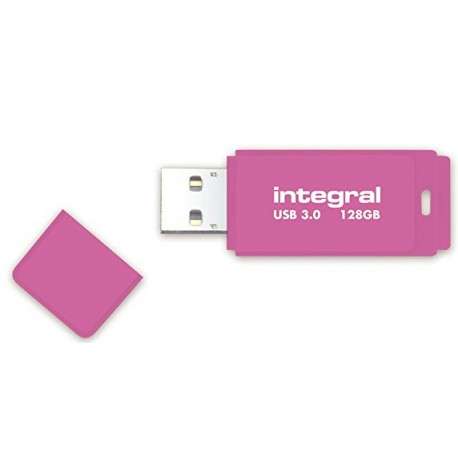 Integral 128GB USB3.0 128Go USB 3.0 3.1 Gen 1 Capacity Rose lecteur USB flash - 1