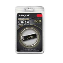Integral 16GB Secure 360 Encrypted USB3.0 16Go USB 3.0 3.1 Gen 1 Capacity Noir, Or lecteur USB flash - 1