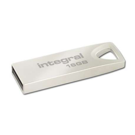 Integral Arc 16GB 16Go USB 2.0 Capacity Métallique lecteur USB flash - 1