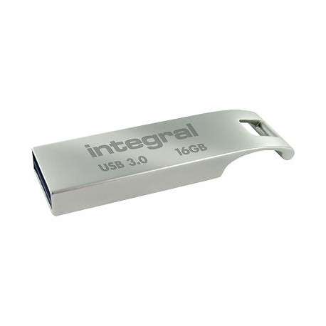Integral 16GB Metal ARC USB 3.0 16Go USB 3.0 3.1 Gen 1 Capacity Argent lecteur USB flash - 1