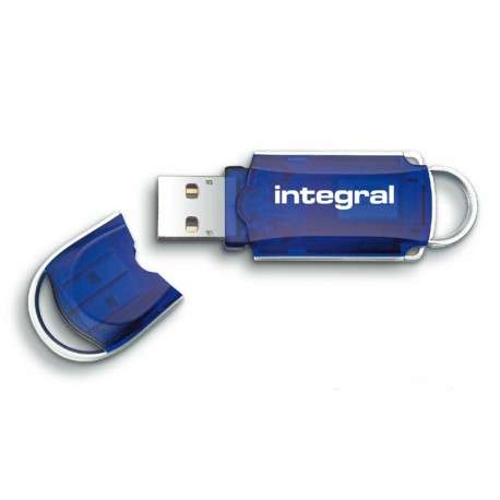 Integral USB 2.0 Courier Flash Drive 16 GB 16Go Bleu lecteur USB flash - 1