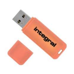 Integral Neon USB3.0 16GB 16Go USB 3.0 3.1 Gen 1 Capacity Orange lecteur USB flash - 1