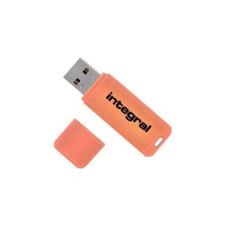 Integral Neon USB3.0 16GB 16Go USB 3.0 3.1 Gen 1 Capacity Orange lecteur USB flash - 1