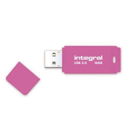 Integral Neon USB 3.0 16GB 16Go USB 3.0 3.1 Gen 1 Capacity Rose lecteur USB flash - 1
