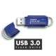 Integral 16GB Courier FIPS 197 16Go USB 3.0 3.1 Gen 1 Capacity Bleu, Argent lecteur USB flash - 1