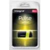 Integral Pulse 64Go USB 2.0 Capacity Noir, Jaune lecteur USB flash - 1