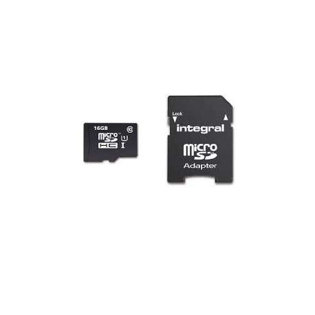 Integral INMSDH16G10-90SPTAB 16Go MicroSDHC UHS-I Classe 10 mémoire flash - 1