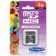 Integral 4GB microSD + SD Adapter 4Go MicroSD mémoire flash - 1