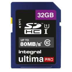 Integral 32GB SDHC UltimaPro 32Go SDHC UHS-I Classe 10 mémoire flash - 1