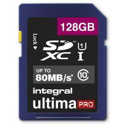 Integral 128GB SDXC UltimaPro 128Go SDXC UHS-I Classe 10 mémoire flash - 1
