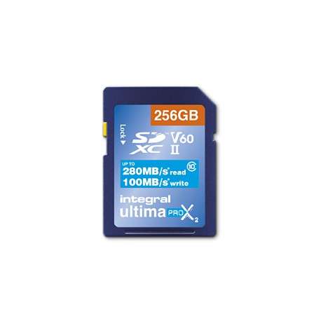 Integral INSDX256G-280/100U2 256Go SDXC UHS-II mémoire flash - 1