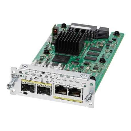 Cisco NIM-2GE-CU-SFP Gigabit Ethernet module de commutation réseau - 1