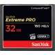 Sandisk 32GB Extreme Pro CF 160MB/s 32Go CompactFlash mémoire flash - 1