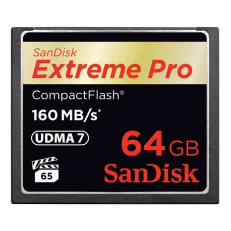 Sandisk 64GB Extreme Pro CF 160MB/s 64Go CompactFlash mémoire flash - 1