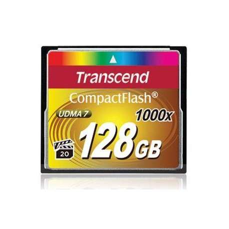 Transcend 1000x CompactFlash 128GB 128Go CompactFlash mémoire flash - 1