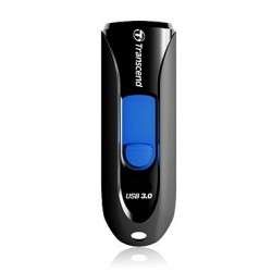 Transcend JetFlash 790 128GB 128Go USB 3.0 3.1 Gen 1 Capacity Noir, Bleu lecteur USB flash - 1