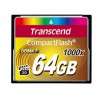 Transcend CompactFlash Card 1000x 64GB 64Go CompactFlash Classe 6 mémoire flash - 1
