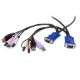 StarTech.com Câble Commutateur KVM 2 Ports VGA, USB et Audio - Switch KVM - 2048x1536 - 3
