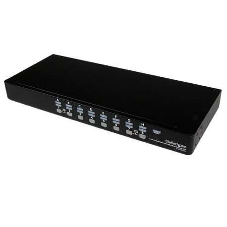 StarTech.com Switch KVM USB VGA à 16 ports avec OSD - Commutateur écran clavier souris à montage en rack 1U - 1