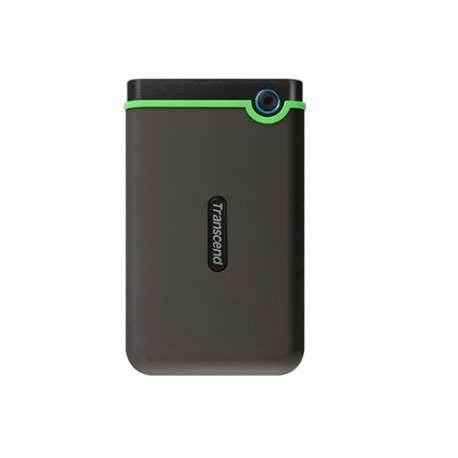 Transcend StoreJet 25M3 1000Go Vert, Gris disque dur externe - 1