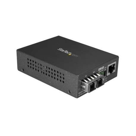 StarTech.com MCMGBSCMM055 1000Mbit/s 850nm Multimode Noir convertisseur de support réseau - 1