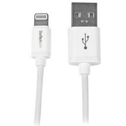 StarTech.com Câble Apple Lightning vers USB pour iPhone, iPod, iPad - 1 m Blanc - 1