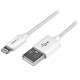 StarTech.com Câble Apple Lightning vers USB pour iPhone, iPod, iPad - 1 m Blanc - 3