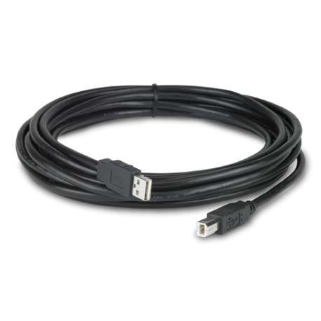 APC NetBotz USB Latching Cable, LSZH, 5m 5.00m USB A USB B Mâle Mâle Noir câble USB - 1