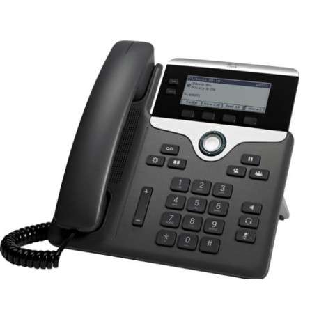 Cisco 7811 Combiné filaire 1lignes LED Noir, Argent téléphone fixe - 1