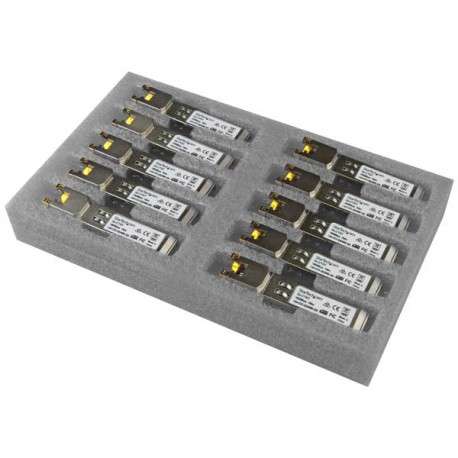 StarTech.com Paquet de 10 modules de transceiver SFP Gigabit RJ45 en cuivre - Compatible Cisco GLC-T - 1