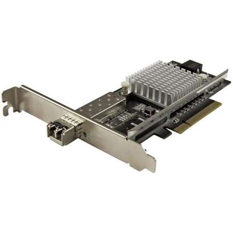 StarTech.com Carte réseau PCI Express à 1 port fibre optique 10 Gigabit Ethernet SFP+ ouvert - Chipset Intel - MM - 1