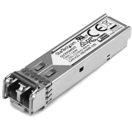 StarTech.com Module de transceiver SFP 1000Base-EX à fibre optique Gigabit - Compatible Cisco GLC-EX-SMD - Monomode LC - - 1