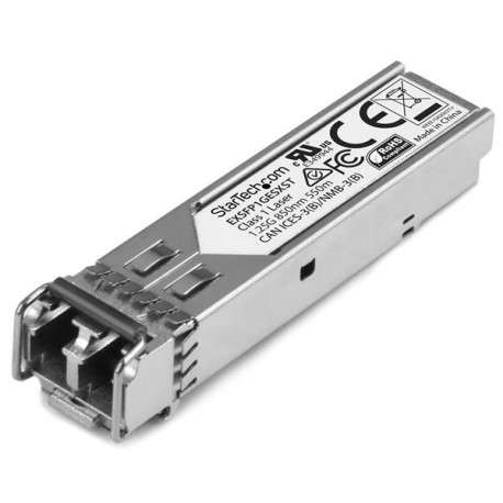 StarTech.com Module de transceiver SFP 1000Base-SX à fibre optique Gigabit - Compatible Juniper EX-SFP-1GE-SX - Multimod - 1