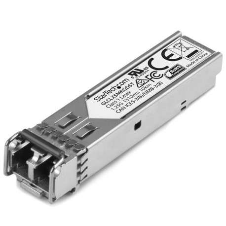StarTech.com Module de transceiver SFP 1000Base-LX à fibre optique Gigabit - Compatible Juniper EX-SFP-1GE-LX - Monomode - 1