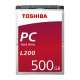 Toshiba L200 500GB 500Go Série ATA III disque dur - 1