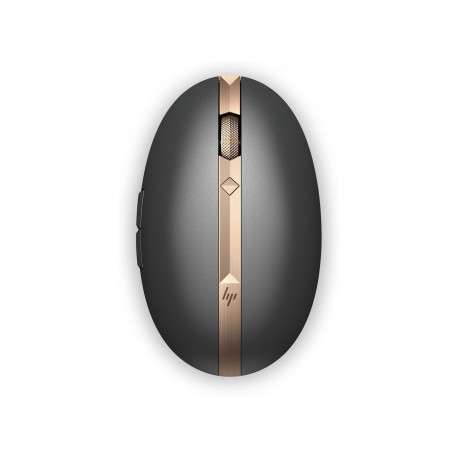 HP Spectre Rechargeable 700 RF Sans fil + Bluetooth Laser 1600DPI Ambidextre Noir, Cuivre souris - 1