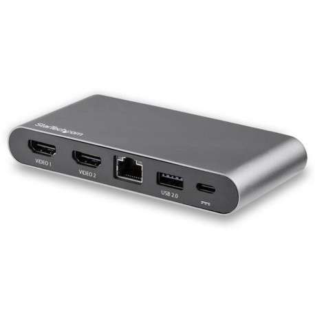 StarTech.com DK30C2HAGPD USB 3.0 3.1 Gen 1 Type-C Gris station d'accueil - 1