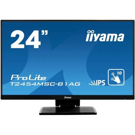 iiyama ProLite T2454MSC-B1AG moniteur à écran tactile 60,5 cm 23.8" 1920 x 1080 pixels Noir Plusieurs pressions Multi- - 1