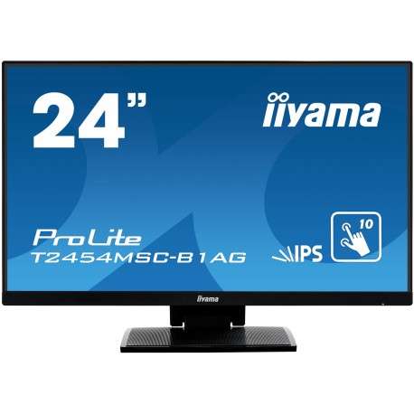 iiyama ProLite T2454MSC-B1AG moniteur à écran tactile 60,5 cm 23.8" 1920 x 1080 pixels Noir Plusieurs pressions Multi- - 1