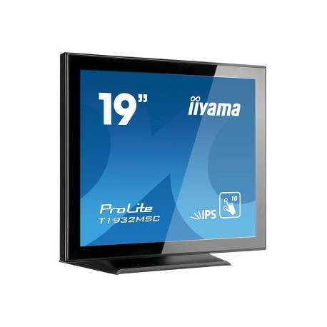 iiyama ProLite T1932MSC-B5X moniteur à écran tactile 48,3 cm 19" 1280 x 1024 pixels Noir Plusieurs pressions Dessus de - 1