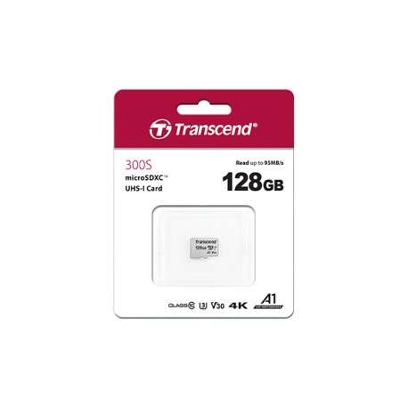 Transcend 300S mémoire flash 128 Go MicroSDXC Classe 10 UHS-I - 1