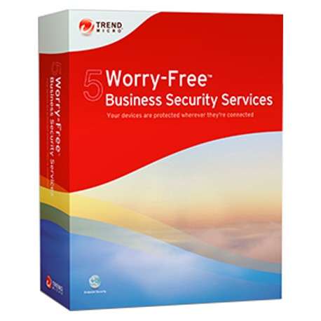Trend Micro Worry-Free Business Security Services 5, RNW, 251-1000u, 36m, FRE Renouvellement Français - 1
