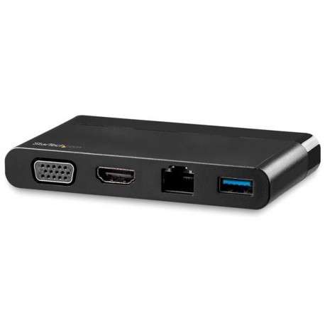 StarTech.com DKT30CHVCM station d'accueil USB 3.0 3.1 Gen 1 Type-C Noir - 1