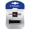 Verbatim Executive USB Drive 16GB lecteur USB flash 16 Go USB Type-A 2.0 Noir, Argent - 1